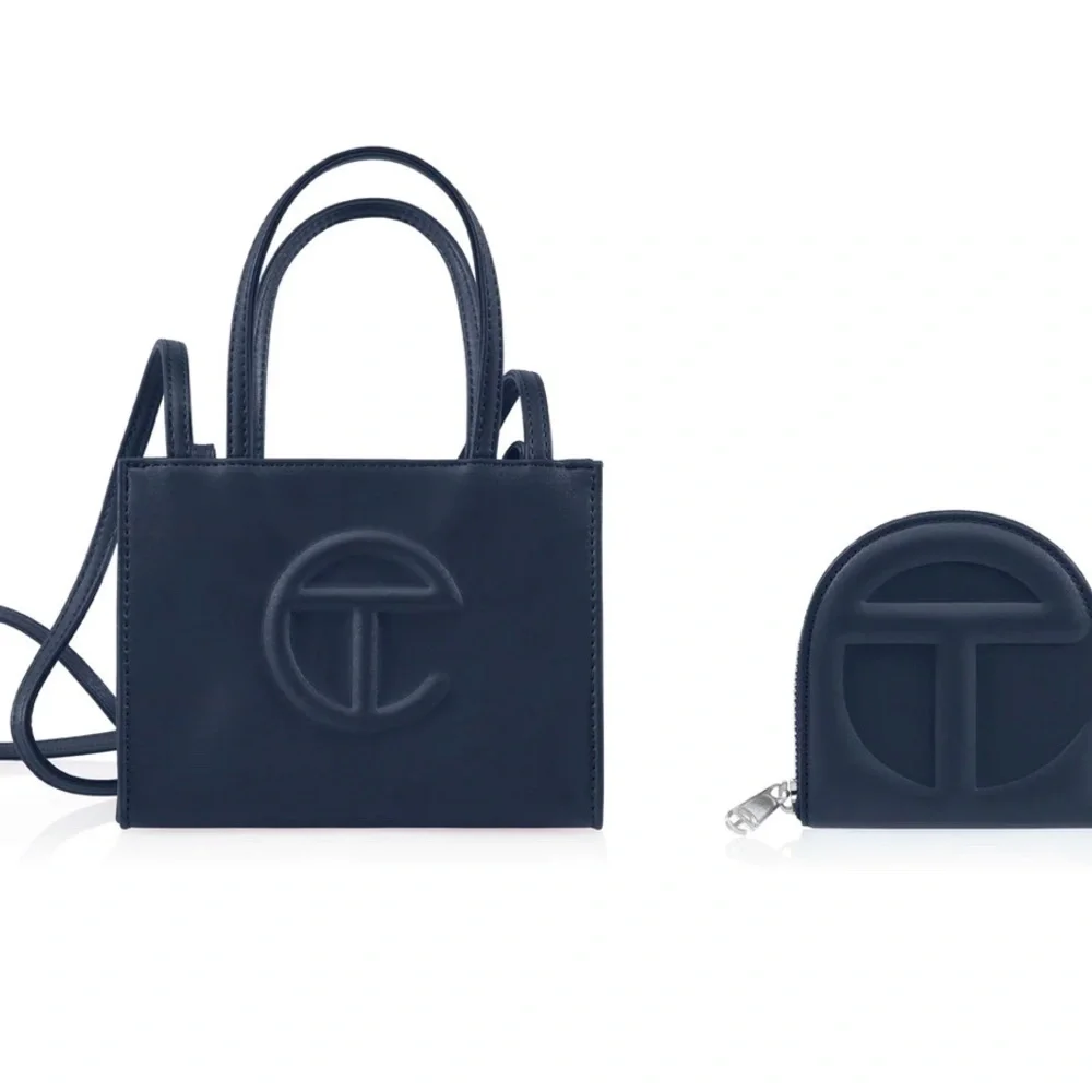 Navy Telfar wallet